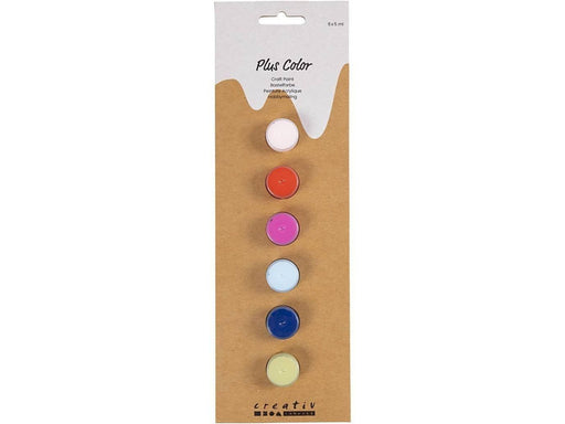 Creativ Company Plus Color Acrylic Paint Strong Colors - 6x5ml.