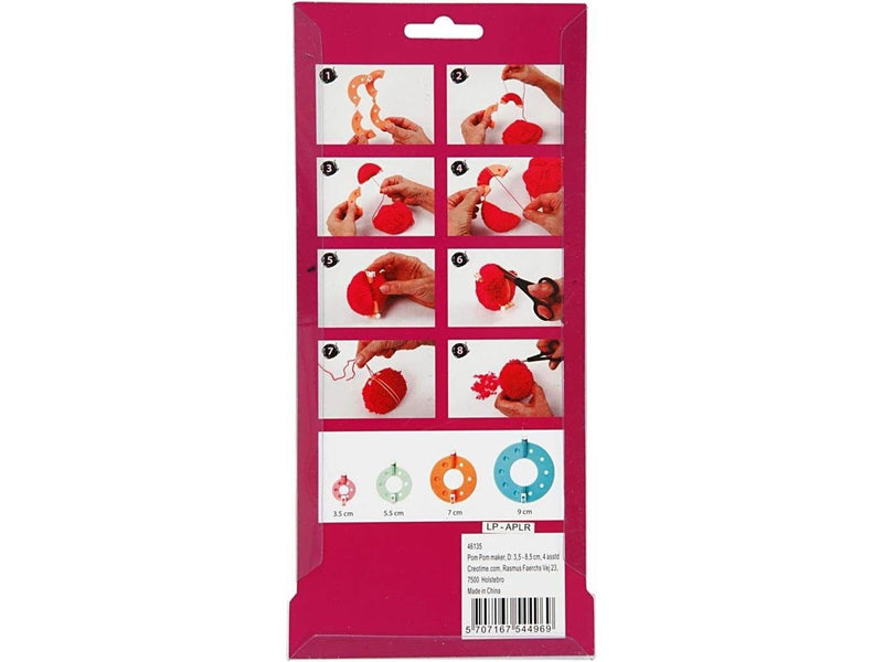 Creativ Company - Pompom Maker 4pcs.
