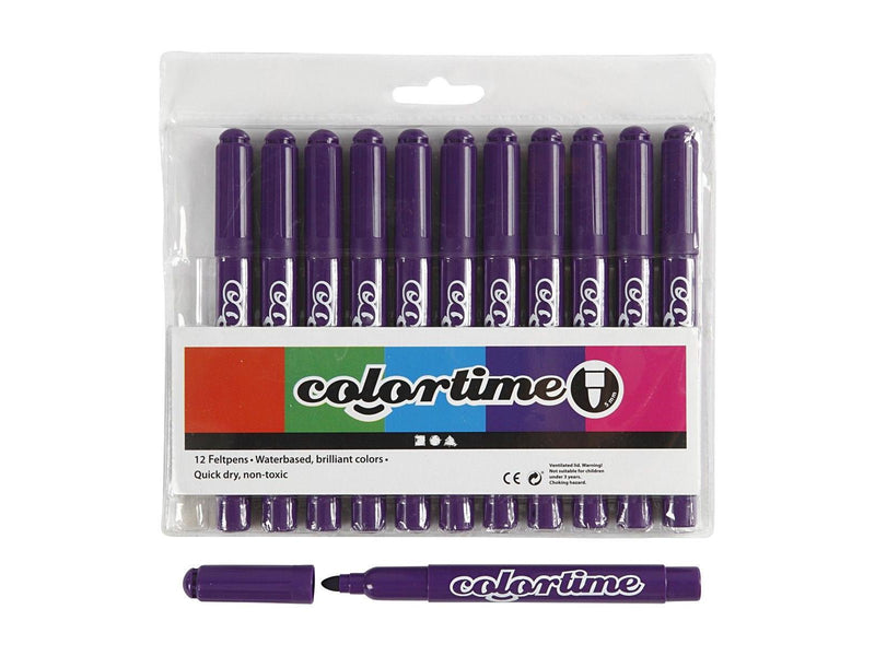 Creativ Company Purple Jumbo pens 12pcs.