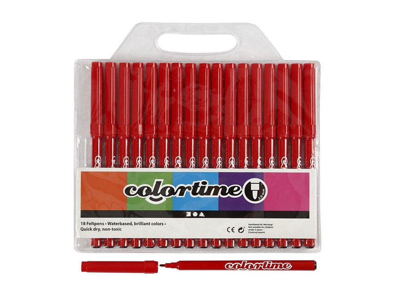 Creativ Company Red markers 18st.