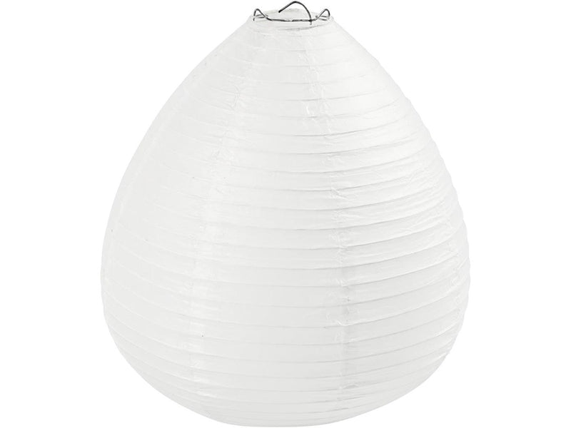 Creativ Company Rice Paper Lamp White Drop 27cm
