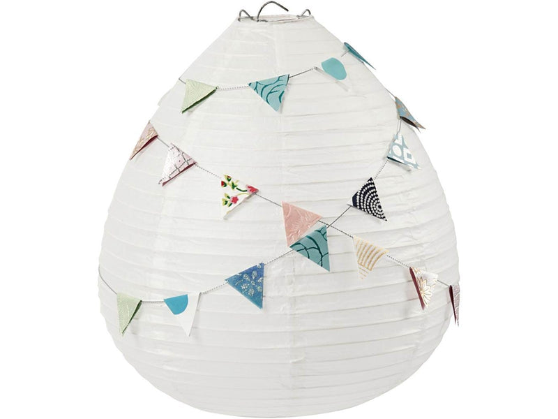Creativ Company Rice Paper Lamp White Drop 27cm