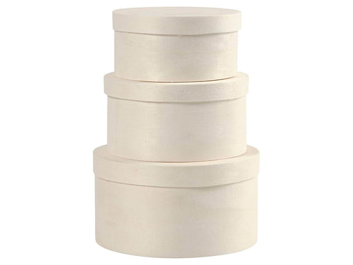 Creativ Company Round Veneer Box 3pcs.