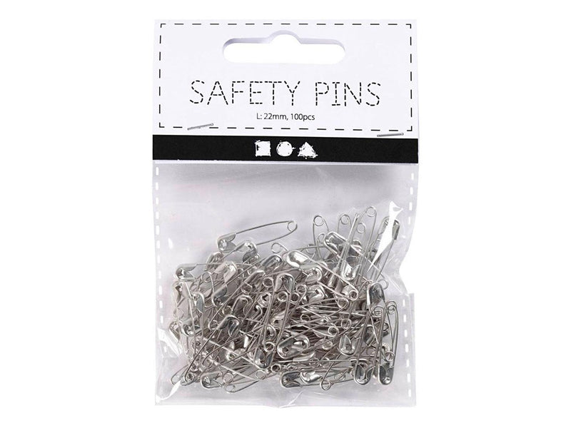 Creativ Company - Safety pins Silver 100 pcs.