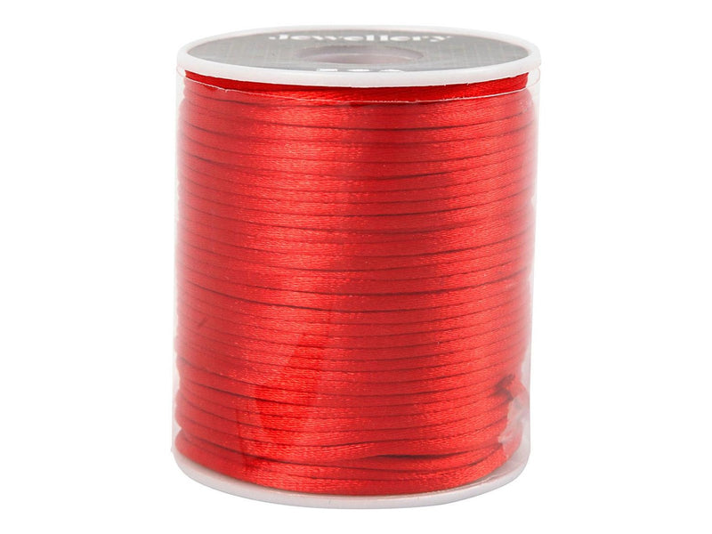 Creativ Company - Satin cord red 50m