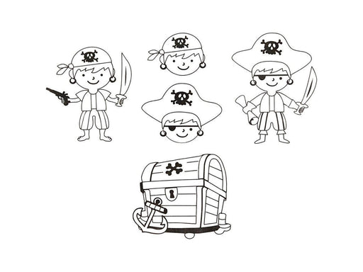 Creativ Company - Sheets of Shrink Film with Pirate Motifs 10 pcs.