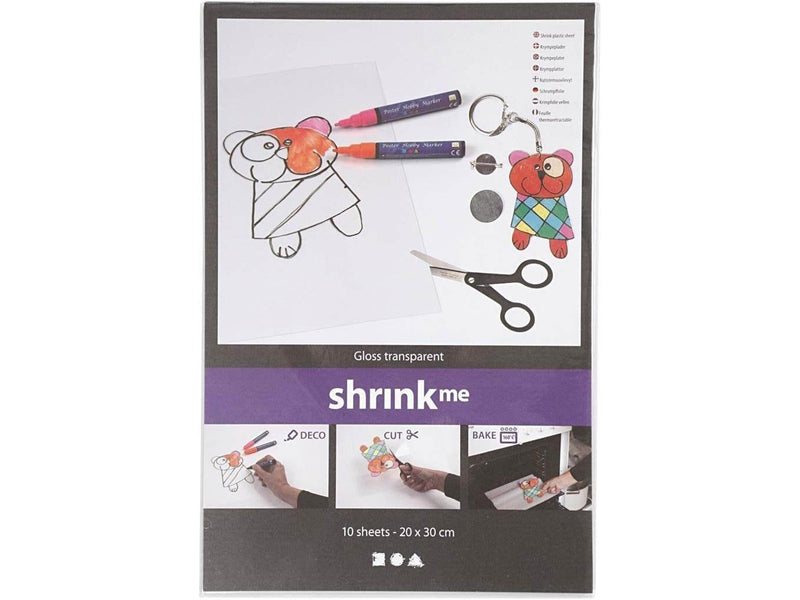 Creativ Company Shrink film Transparent Gloss 20x30cm 10 pcs.