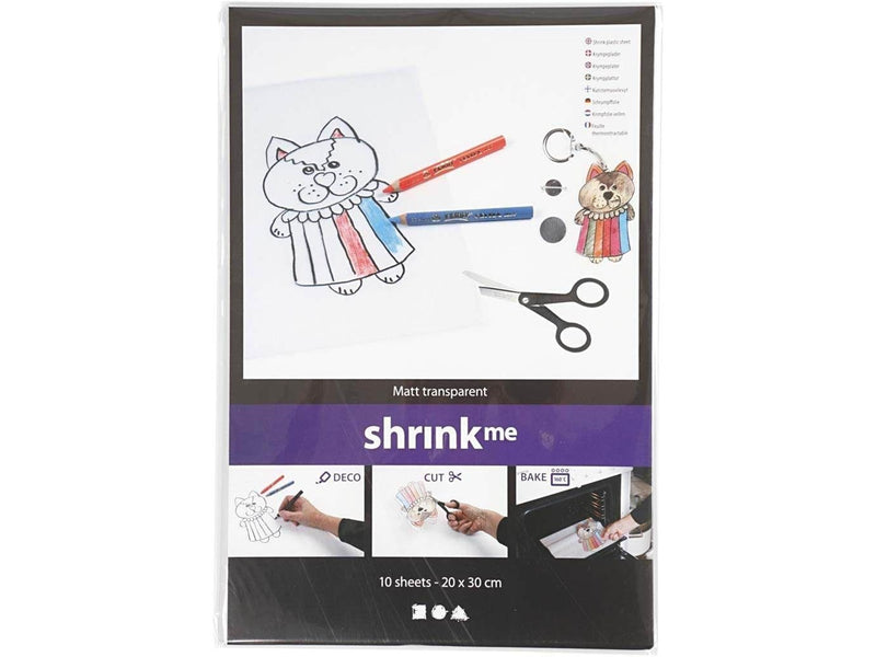 Creativ Company Shrink wrap 10 Sheets 20x30mm