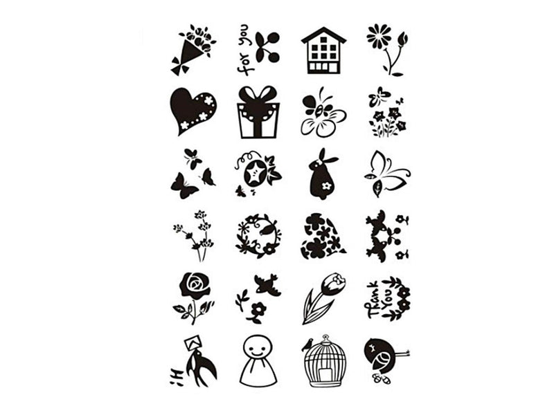 Creativ Company - Silicone Stamps Little Sweet Greetings 1 Sheet