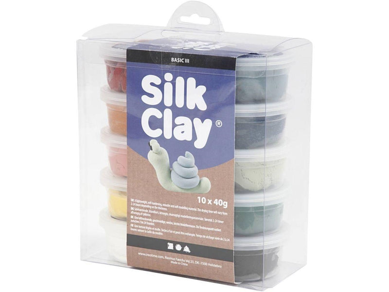 Creativ Company Silk Clay - Dusty Colours 10 x 40 g