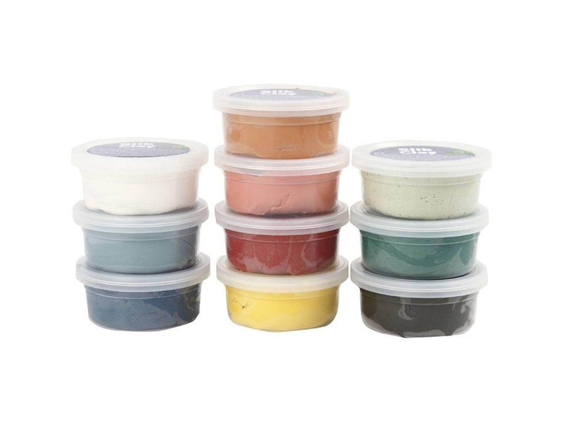 Creativ Company Silk Clay - Dusty Colours 10 x 40 g