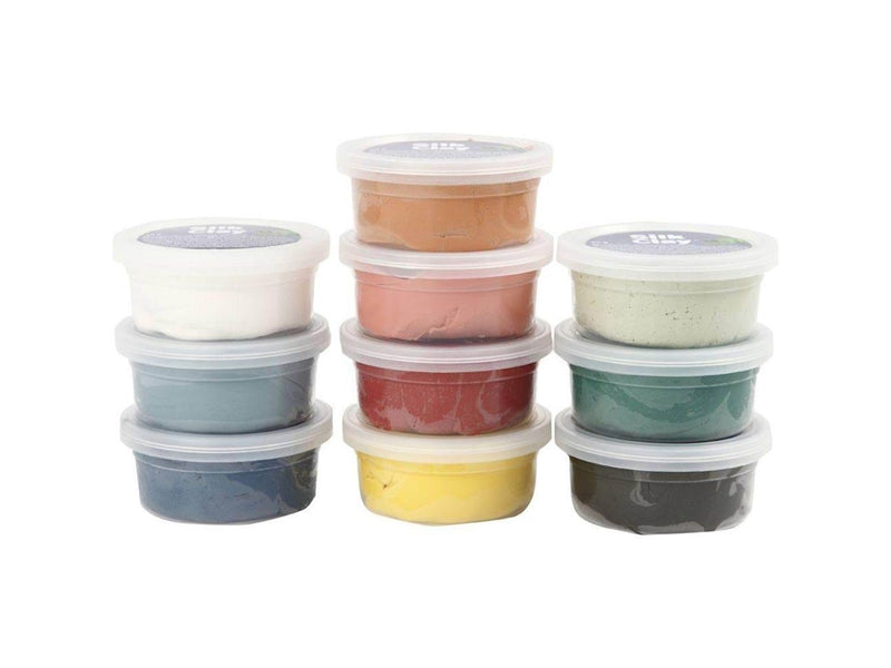 Creativ Company Silk Clay - Dusty Colours 10 x 40 g