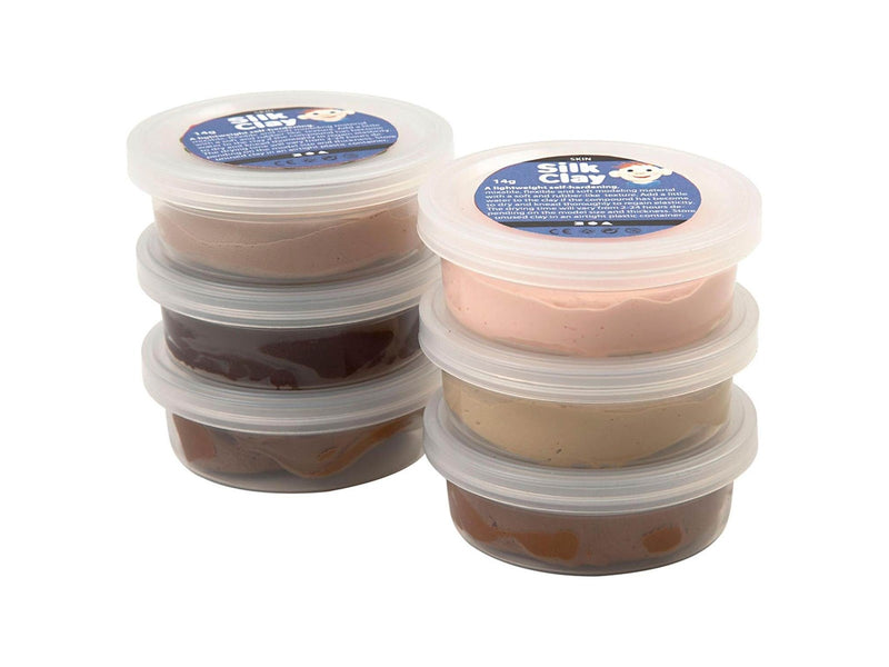 Creativ Company Silk Clay Skin color 6 pcs.