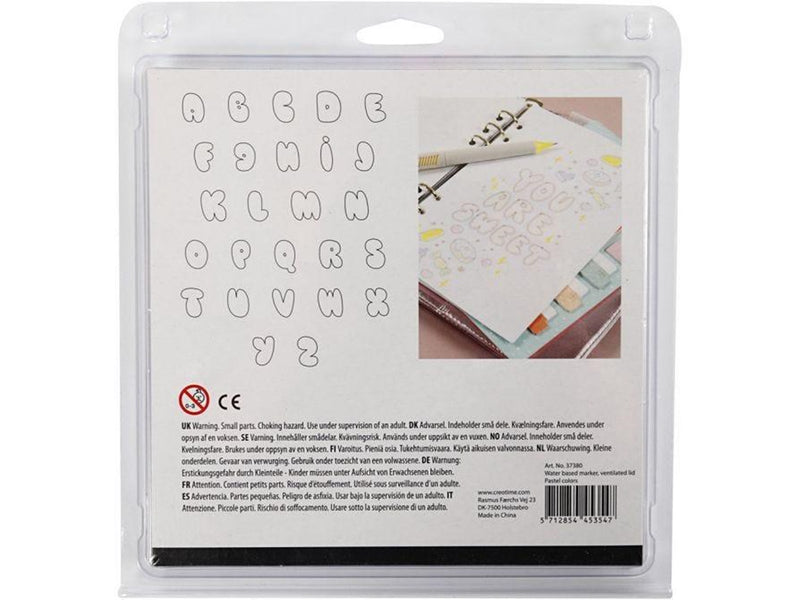Creativ Company Sketch Double Markers Pastel Colours 12 pcs