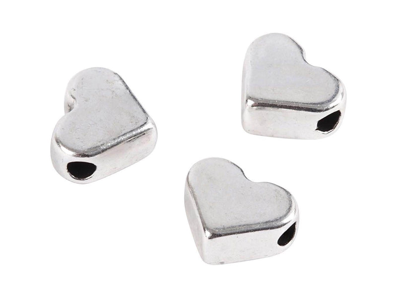 Creativ Company Space Beads Silver Plated 3pcs.