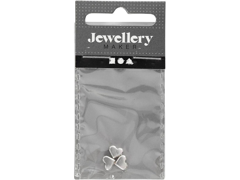Creativ Company Space Beads Silver Plated 3pcs.