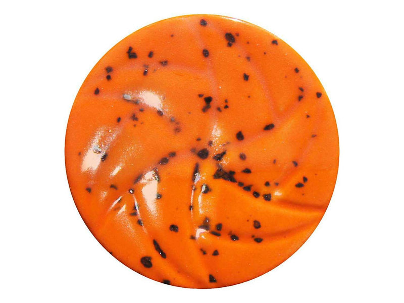 Creativ Company - Speckled Ceramic Glaze 999-1060 C Opaque Orange Sun - 60ml