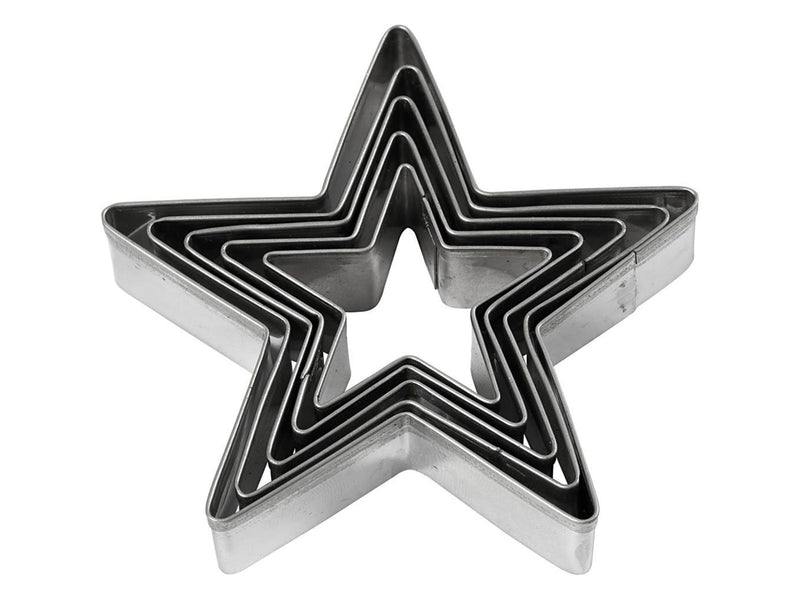 Creativ Company - Star cookie cutters 5 pcs.