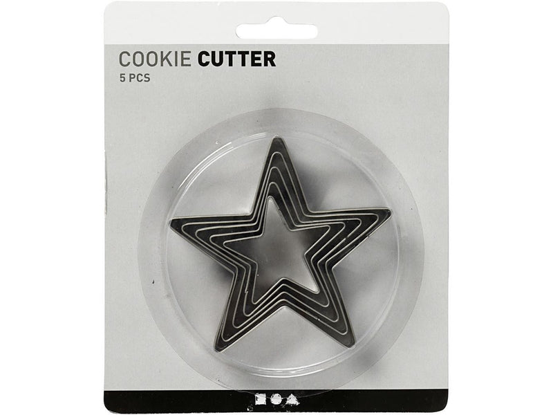 Creativ Company - Star cookie cutters 5 pcs.