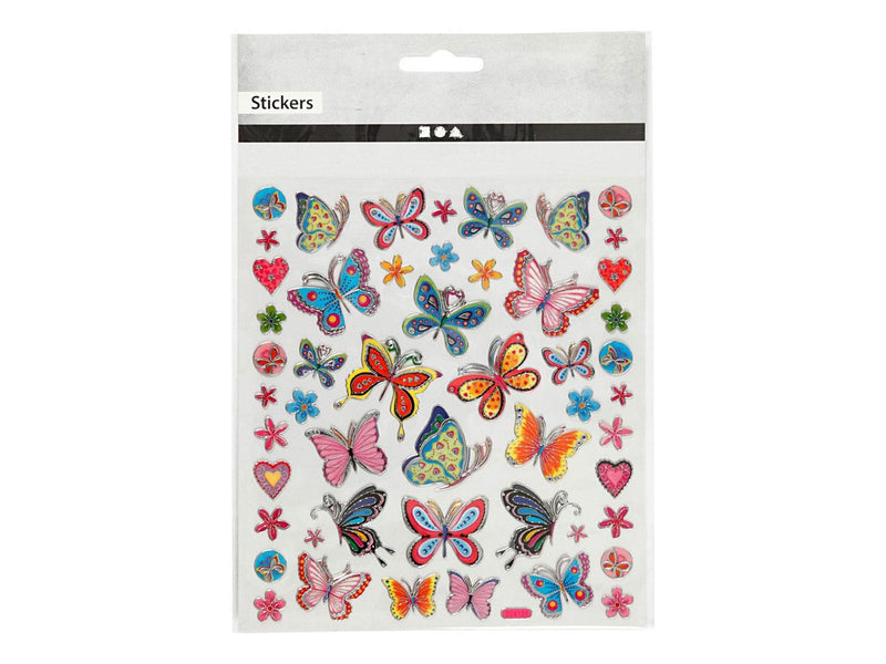 Creativ Company - Stickers Flowers and Butterflies 1 Sheet