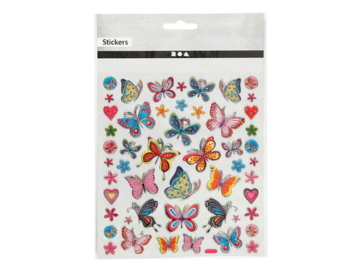 Creativ Company - Stickers Flowers and Butterflies 1 Sheet