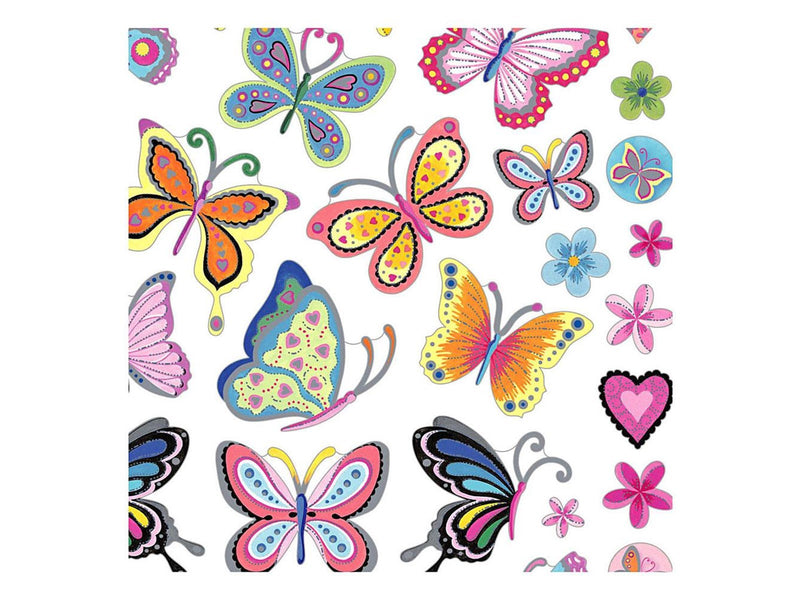 Creativ Company - Stickers Flowers and Butterflies 1 Sheet