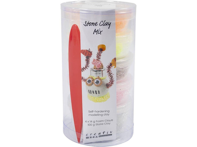 Creativ Company Stone Clay Mix Red and Orange Harmony