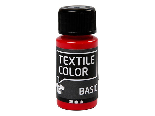 Creativ Company Textile Color Semi-opaque Textile Paint - Primary Red 50ml