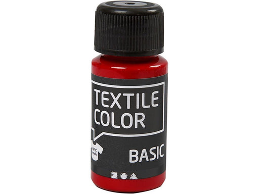 Creativ Company - Textile Color Semi-opaque Textile Paint - Red 50ml