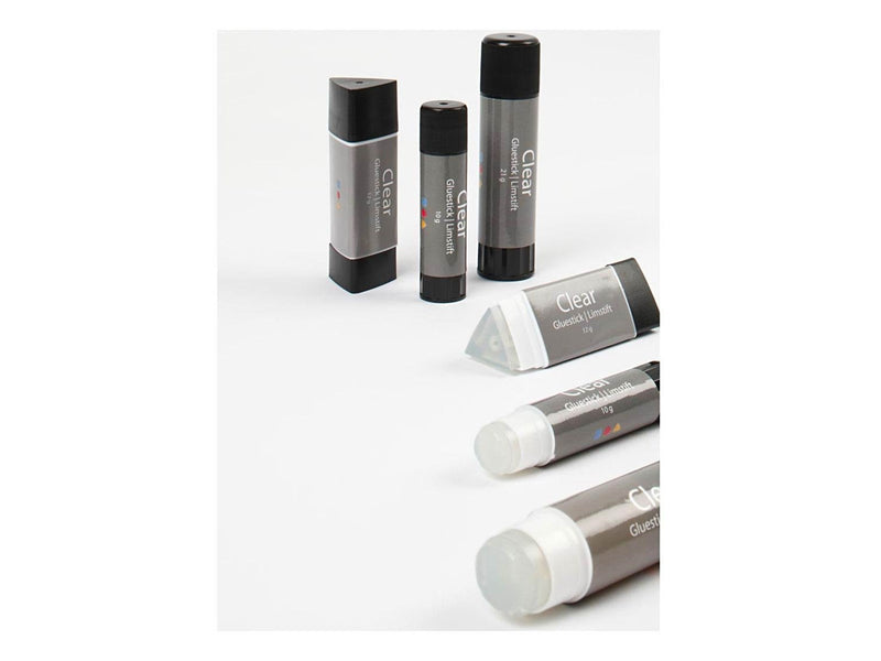 Creativ Company - Transparent Glue Stick Round 10 grams
