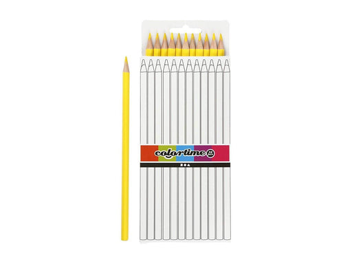 Creativ Company Triangular colored pencils - Yellow 12pcs.