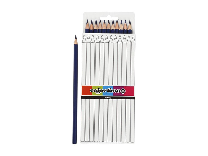 Creativ Company Triangular colored pencils - dark blue 12pcs.