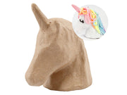 Creativ Company Unicorn Head Papier-mâché