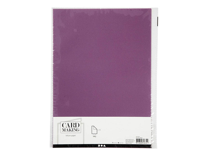 Creativ Company Vellum Paper A4 Purple 10 Sheets