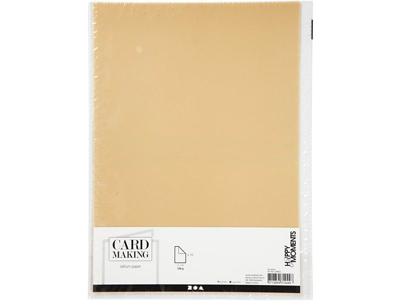 Creativ Company - Vellum paper A4 Base colour 10 Sheets
