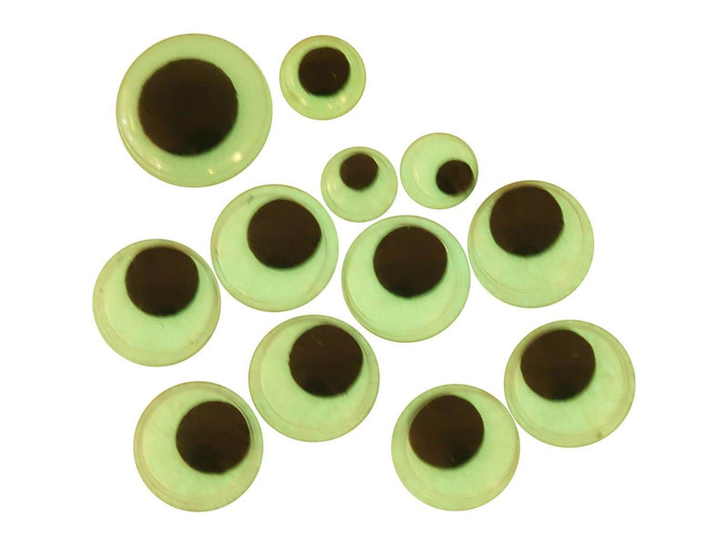 Creativ Company Wiggle Eyes Glow in the Dark Self Adhesive 30pcs.