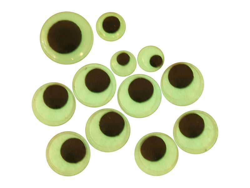 Creativ Company Wiggle Eyes Glow in the Dark Self Adhesive 30pcs.