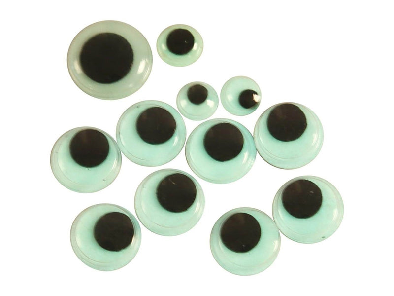 Creativ Company Wiggle Eyes Glow in the Dark Self Adhesive 30pcs.
