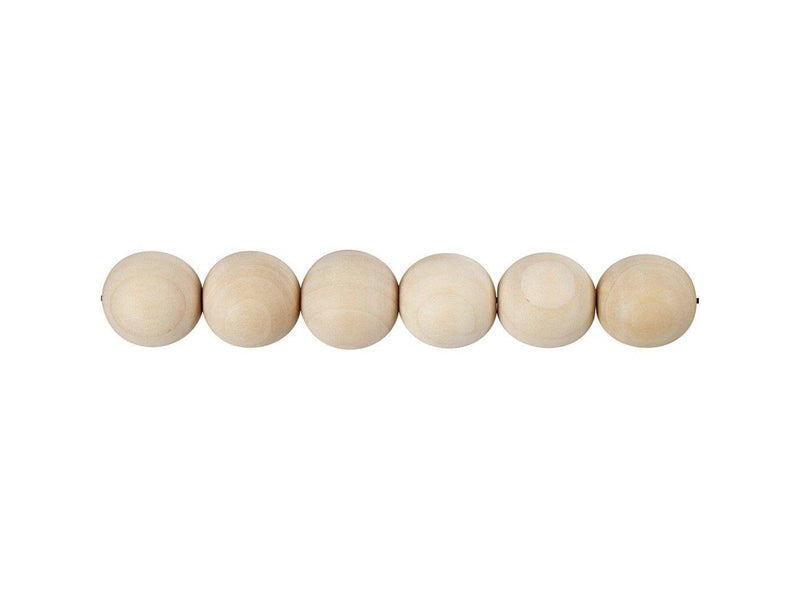 Creativ Company Wooden Beads Ø 25mm 8pcs.