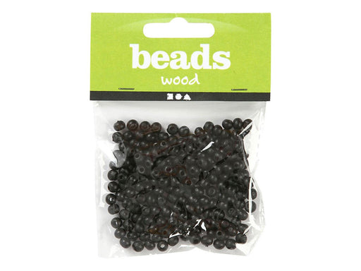 Creativ Company Wooden Beads Black 150pcs.