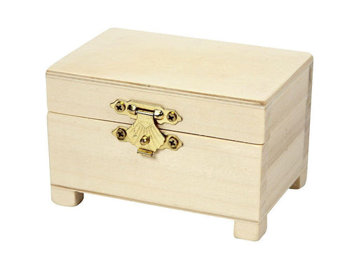 Creativ Company Wooden Box on Legs with Metal Lock