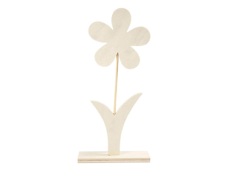 Creativ Company Wooden Flower with Base 26cm