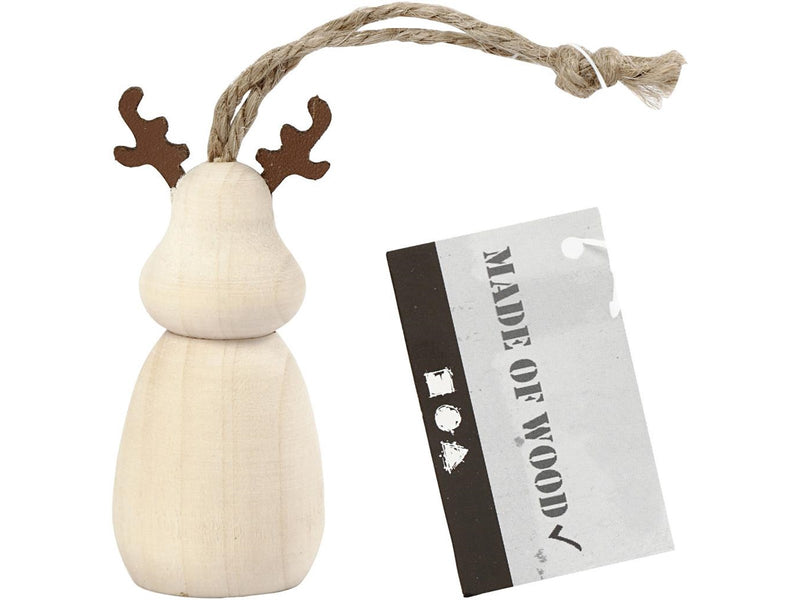 Creativ Company Wooden Hanger Reindeer