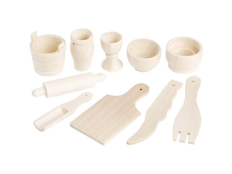 Creativ Company Wooden Kitchen Utensils Miscellaneous 10 pcs.