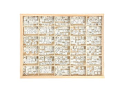 Creativ Company - Wooden Letter Beads White A-Z 750 pcs.