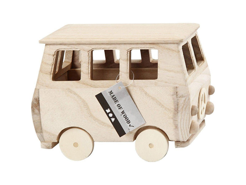 Creativ Company Wooden Mini Bus 17x10x13cm