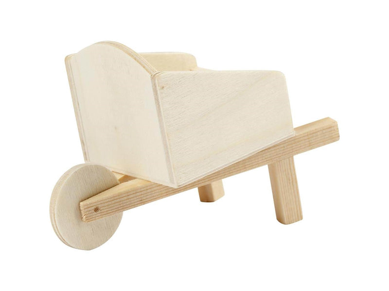 Creativ Company Wooden Mini Wheelbarrow