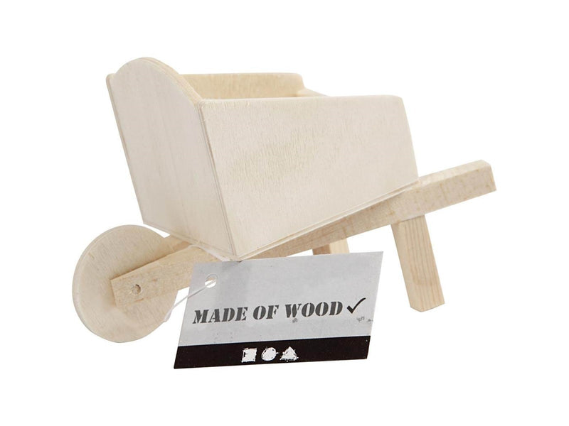 Creativ Company Wooden Mini Wheelbarrow