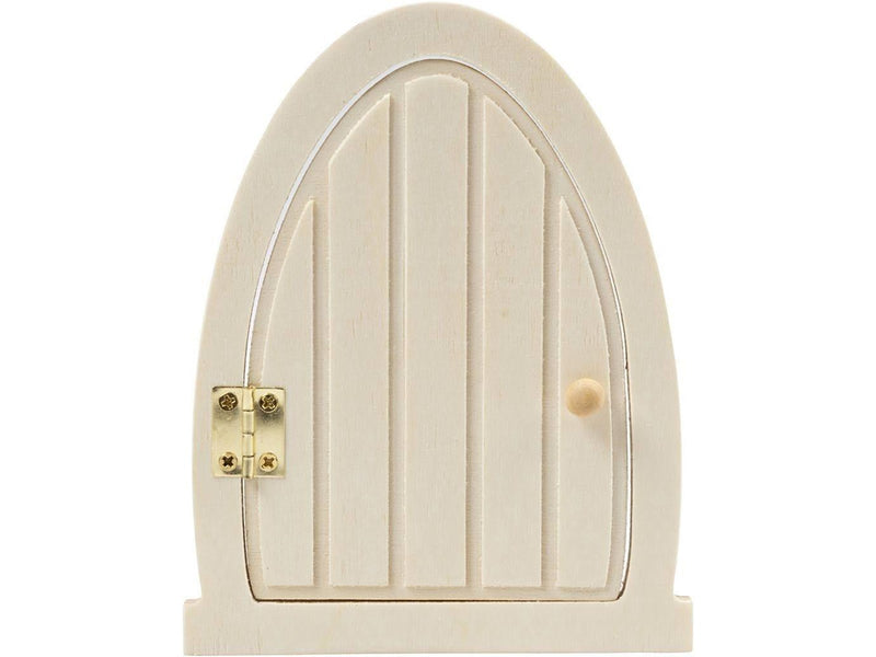 Creativ Company Wooden Miniature Door with Hinges 13x10cm