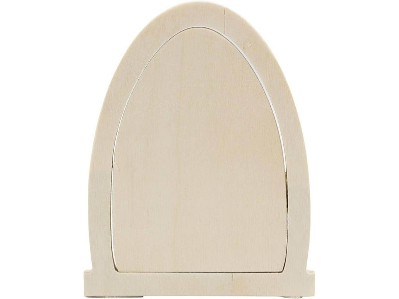 Creativ Company Wooden Miniature Door with Hinges 13x10cm